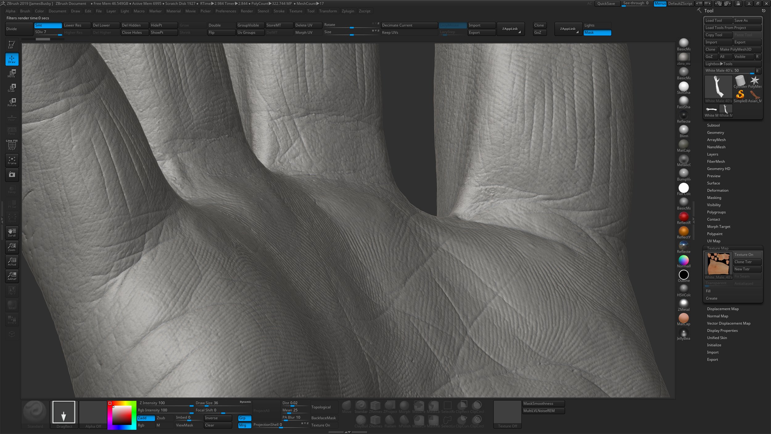 Zbrush Hand Sculpting details